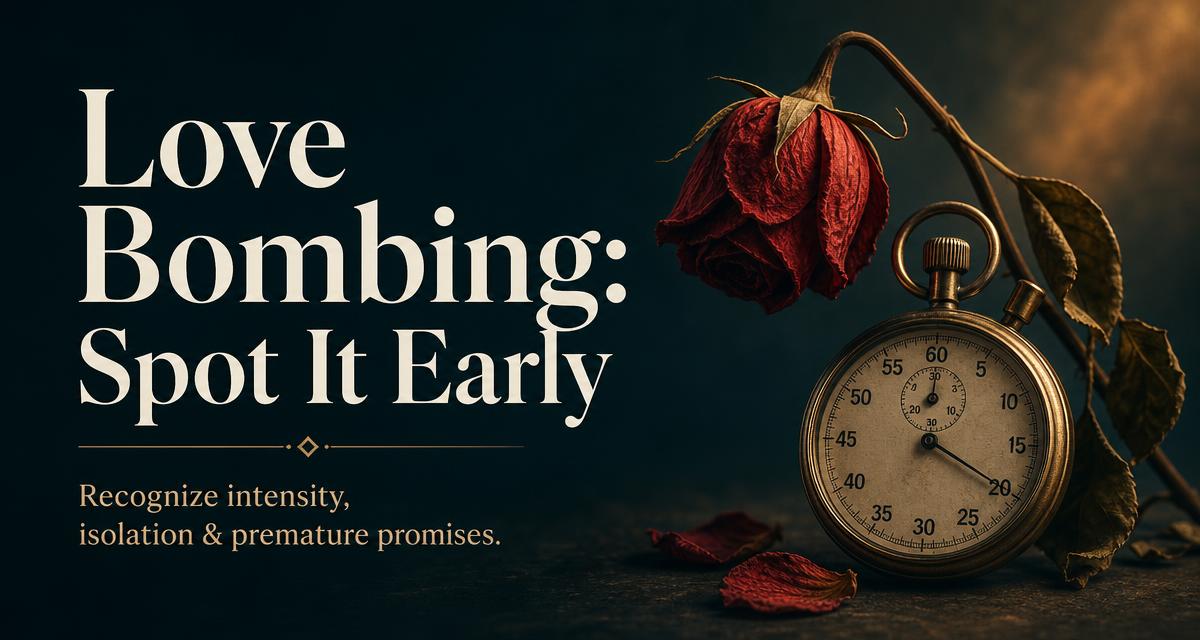 Cover image for Love Bombing Signs: 10 Red Flags to Spot Early